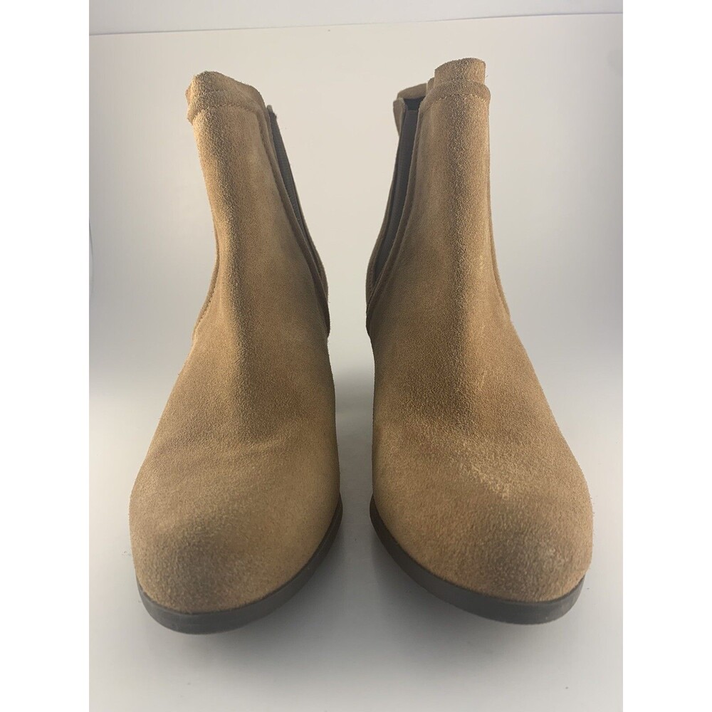 Sam Edelman Layla Women’s Tan Suede Leather Ankle Booties size 8 NWOT